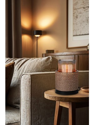 Kahverengi Abajur Yatak Odası Salon Modern Dekoratif Masa Lambası