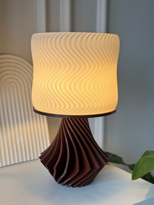 3D Dekoratif Modern Tasarımlı.estetik Sahra Yıldızı Masa Lambası.salon.yatak Odası Abajur Aydınlatm