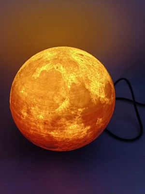 Ay Görünümlü Abjur Gece Lambası