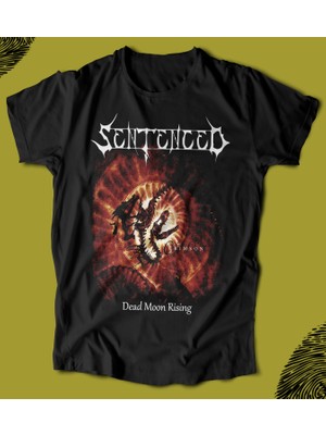 Butişört 'sentenced – Dead Moon Rising‘  Baskılı 'regular-Fit' Unisex Tişört