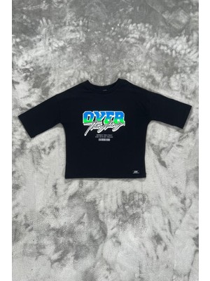 Baskılı %100 Pamuk Kız Çocuk Tişört