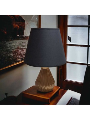 Modern Seramik  Gold Begüm  ABAJUR01