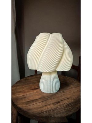 Luminaura Modern Tasarımlı Şık Abajur | Dekoratif Masa Lambası Yatak Odası, Salon ve Ofis Aydınlatm