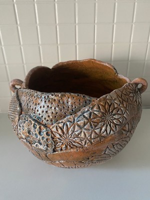 El Yapımı Seramik Dekoratif Çok Amaçlı Saksı, Kase