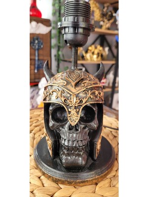 Iskelet Kafas Heykeli  Abajur