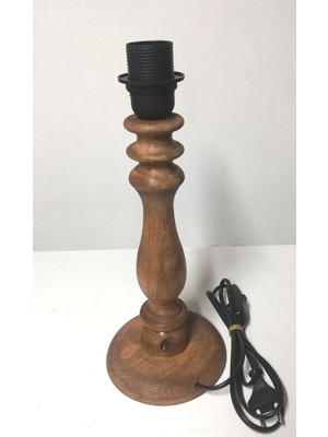 Ahşap Metal Halat  Abajur Ayağı