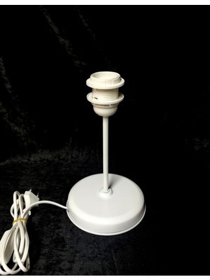 Ahşap Metal Halat  Abajur Ayağı