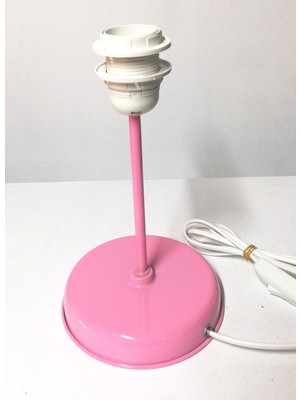 Ahşap Metal Halat  Abajur Ayağı