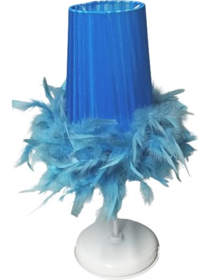 Tüylü Erkek Kız Çocuk Odası Yatak Odası Abajuru Renk Seçenekli