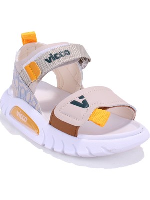 Vicco Dekan 332P25Y203 Bej Ortopedik Günlük Erkek Çocuk Spor Sandalet