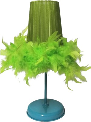 Tüylü Erkek Kız Çocuk Odası Yatak Odası Abajuru Renk Seçenekli