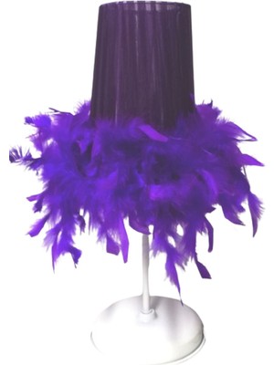 Tüylü Erkek Kız Çocuk Odası Yatak Odası Abajuru Renk Seçenekli