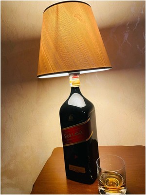 Red Label Şişe Abajur Tasarım