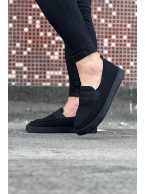 Wagoon WG061 Kömür Triko Babet Erkek Casual Ayakkabı