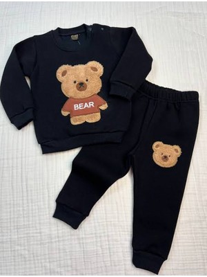 Starry Couture Teddy Bear Baskılı Erkek Çocuk Takımı