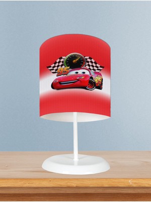 Bebek ve Çocuk Odası Mcqueen Desenli Abajur
