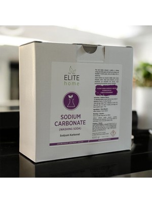 The Elite Home 1 kg Sodyum Karbonat Toz Deterjan Mineral Bazlı Yumuşatma ve Temizlik Özelliği