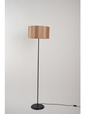 Venus Metal Lambader Siyah-Çöl Beji (38 x 38 x 145  cm )