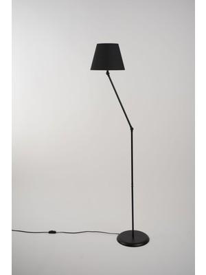 Cosby Metal Lambader Siyah-Siyah (25 x 25 x 145  cm )