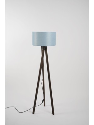 Pier Lambader Kahverengi-Mavi (38 x 38 x 140  cm )