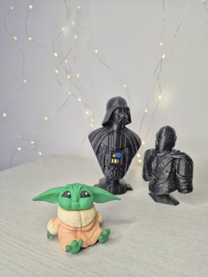 Baby Yoda Üçlü Seti  - Figür Büst Koleksiyon Hediye Hobi