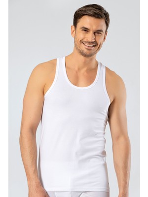 Cacharel Erkek Halter Yaka Spor Atlet 1302/BEYAZ