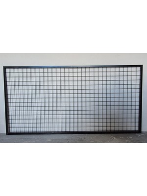 Raf Tel Pano Stand Duvar Askılığı - Ayakkabı Askılığı (- 100 cm x 200 cm -) - (5 Göz Arası )