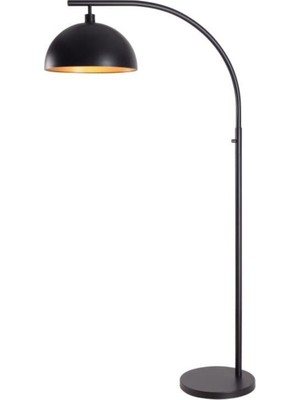 Retro,rustik Siyah Metal Lambader,köşe Lambası