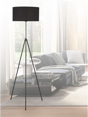 Nisa Luce Piramit Metal Lambader - Siyah Başlık