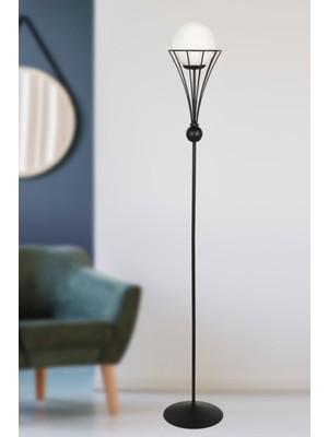 Lapis Ayarlanabilir Lambader Siyah Beyaz Cam