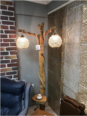 Lambader 12963 Sarmaşık Horon Doğal Malzemeler Kuru Zeytin Veya Çam Dalı El Yapım