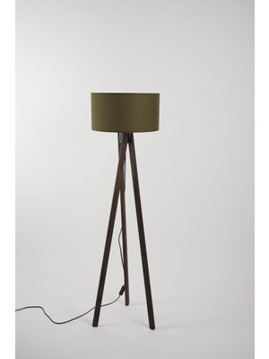 Pier Lambader Kahverengi-Haki (38 x 38 x 140  cm )