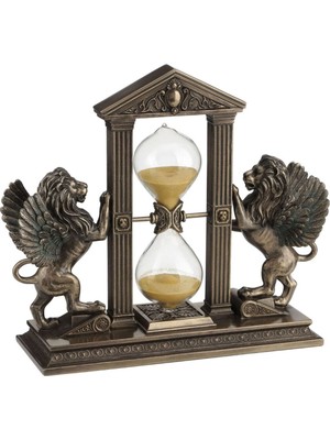 Dekoratif Kanatlı Aslan Kum Saati