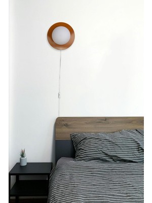 Dünya Aplik Fişli Kahverengi