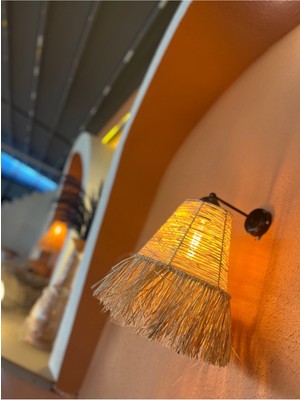 Rafya Aplik Siyah Renk