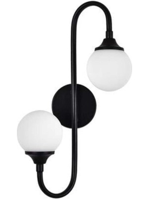 Dekoratif Iç Mekan Aplik Siyah Md-A 5245-02