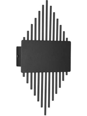 Çift Yönlü Led'li Iç Mekan Aplik Siyah