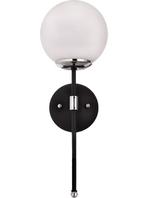 Nazlı Aplik Isteğe Bağlı Yukarı Yada Aşağı Yönlü Montajlayabileceğiniz Beyaz Camlı Aplik