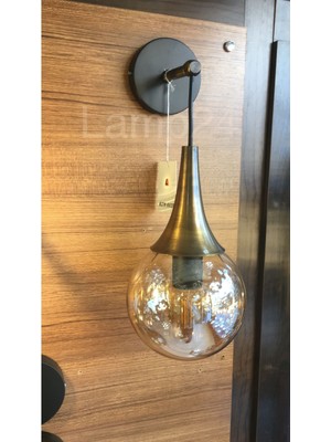 Rosa Serisi Bal Glop Camlı Eskitme Aplik