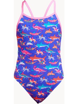 Funkita doggie paddle kız çocuk mayosu