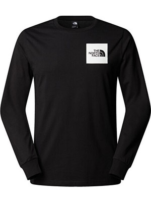 The North Face M L/s Fine Tee Erkek Outdoor Tişörtü NF0A8A6PJK31 Siyah