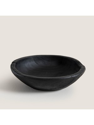 Blanca Teak Dekoratif Kase 25 cm Siyah