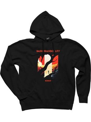 Dark Tranquillity Moment Siyah Kapşonlu Sweatshirt Hoodie