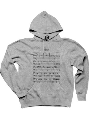 Guns N Roses November Rain Gri Kapşonlu Sweatshirt Hoodie