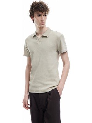 Koton Pamuklu Kısa Kollu Slim Fit Basic Polo Tişört