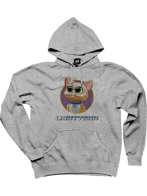 Buzz Lightyear Sox Gri Kapşonlu Sweatshirt Hoodie