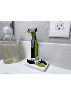 DU&ER Philips Oneblade Uyumlu Düzenleyici Stand Beyaz Renk Tek Ebat Dayanıklı Yapı