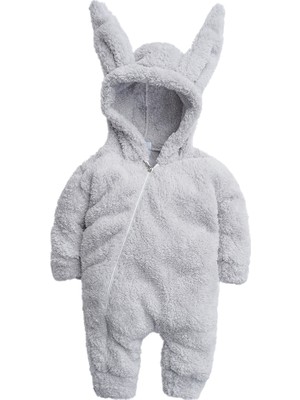 x Ipek Atlas Kız Erkek Bebek Çocuk Peluş Tavşan Tulum