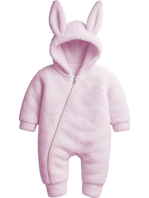 x Ipek Atlas Kız Erkek Bebek Çocuk Peluş Tavşan Tulum