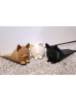 1 Adet Kedi Şeklinde Kapı Stopper, Kapı Durdurucu, Kedili Kapı Altı Durdurucu
